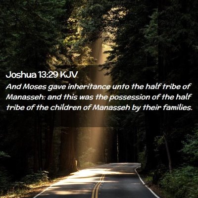 Joshua 13:29 KJV Free Bible Images