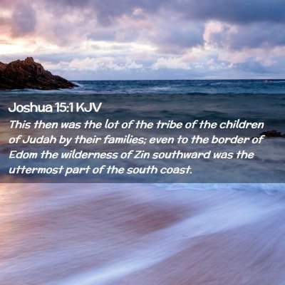 Joshua 15:1 KJV Free Bible Images