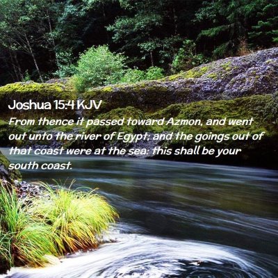 Joshua 15:4 KJV Free Bible Images