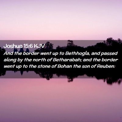 Joshua 15:6 KJV Free Bible Images