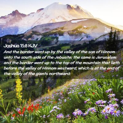 Joshua 15:8 KJV Free Bible Images