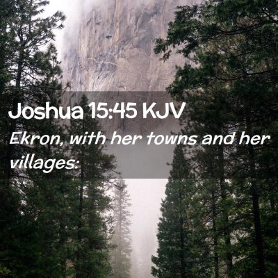 Joshua 15:45 KJV Free Bible Images