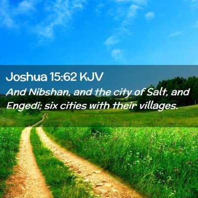 Joshua 15:62 KJV Free Bible Images