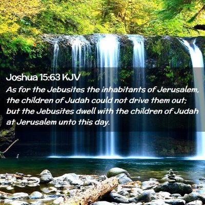 Joshua 15:63 KJV Free Bible Images