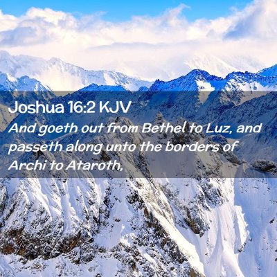 Joshua 16:2 KJV Free Bible Images