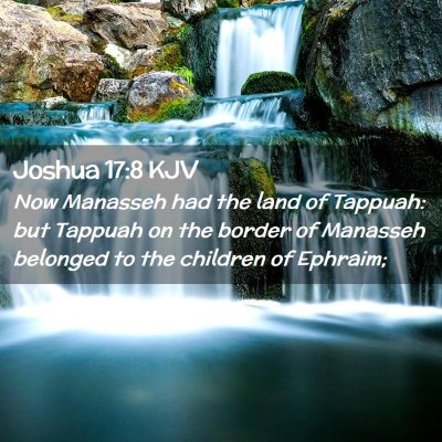 Joshua 17:8 KJV Free Bible Images