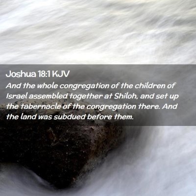 Joshua 18:1 KJV Free Bible Images