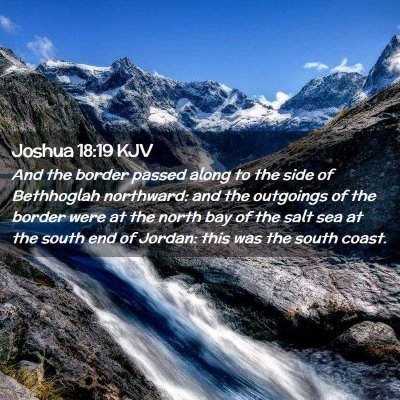 Joshua 18:19 KJV Free Bible Images