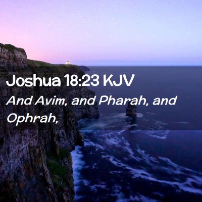 Joshua 18:23 KJV Free Bible Images