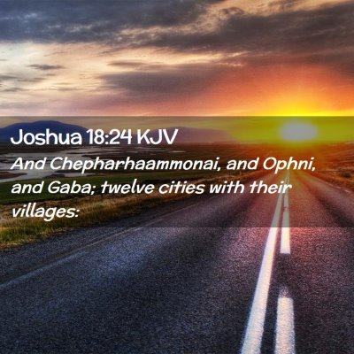 Joshua 18:24 KJV Free Bible Images