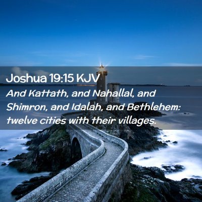 Joshua 19:15 KJV Free Bible Images