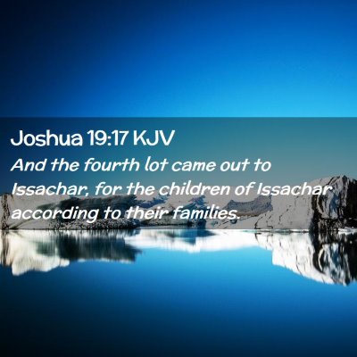 Joshua 19:17 KJV Free Bible Images