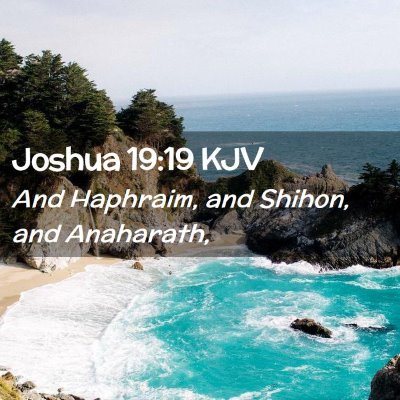 Joshua 19:19 KJV Free Bible Images