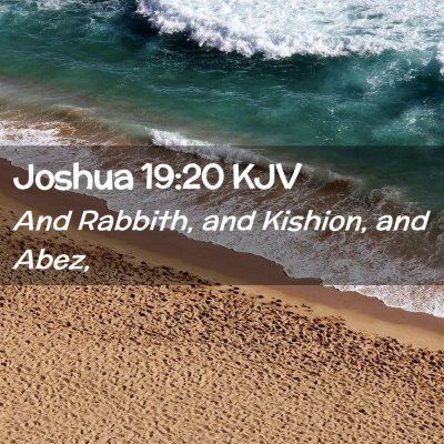 Joshua 19:20 KJV Free Bible Images