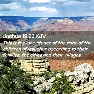 Joshua 19:23 KJV Free Bible Images