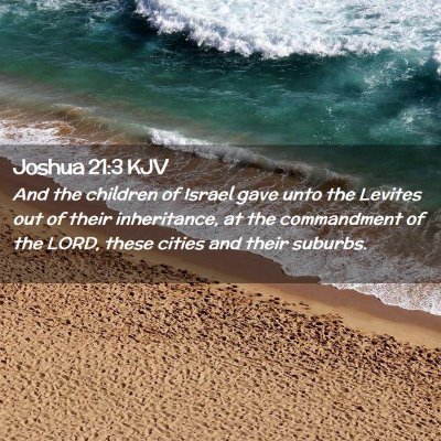 Joshua 21:3 KJV Free Bible Images