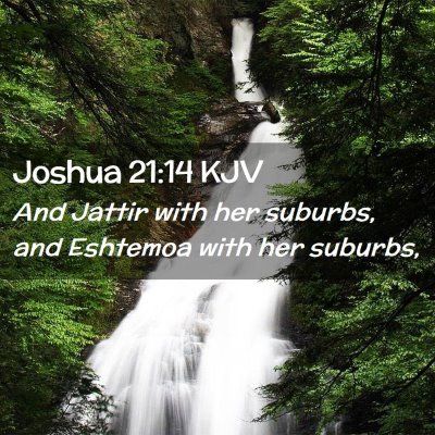 Joshua 21:14 KJV Free Bible Images