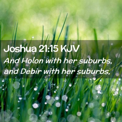 Joshua 21:15 KJV Free Bible Images