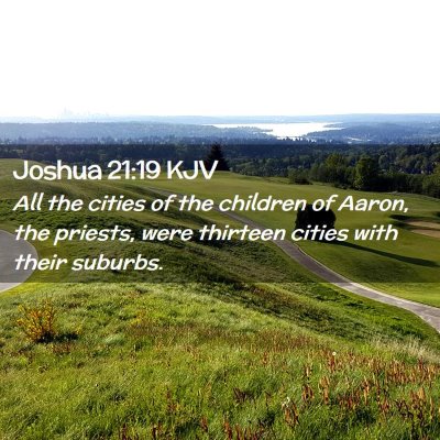 Joshua 21:19 KJV Free Bible Images