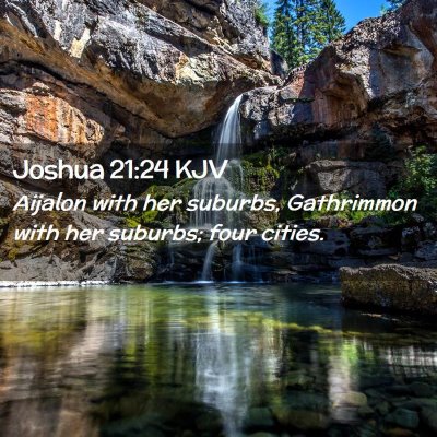 Joshua 21:24 KJV Free Bible Images