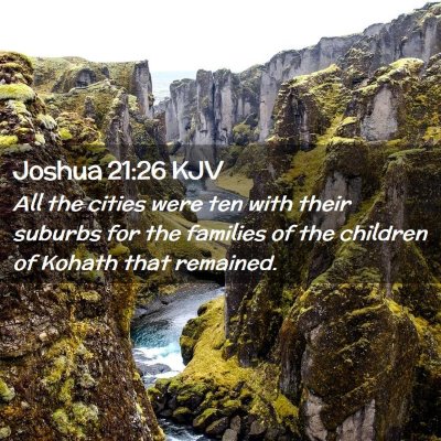 Joshua 21:26 KJV Free Bible Images