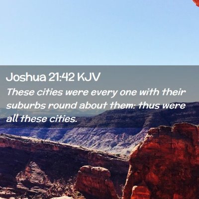 Joshua 21:42 KJV Free Bible Images