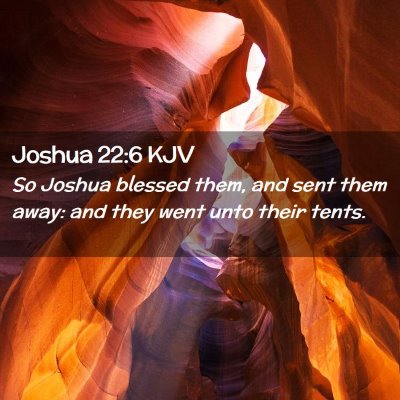 Joshua 22:6 KJV Free Bible Images