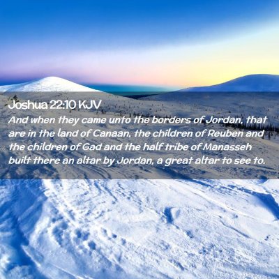 Joshua 22:10 KJV Free Bible Images