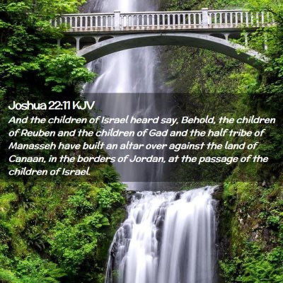 Joshua 22:11 KJV Free Bible Images