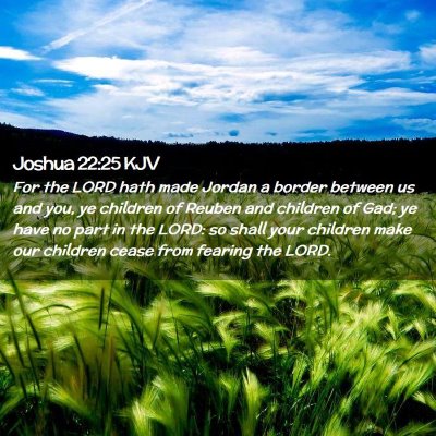 Joshua 22:25 KJV Free Bible Images