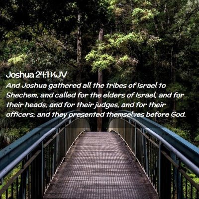 Joshua 24:1 KJV Free Bible Images