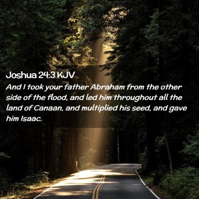 Joshua 24:3 KJV Free Bible Images