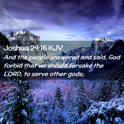 Joshua 24:16 KJV Free Bible Images