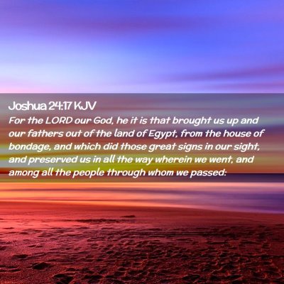 Joshua 24:17 KJV Free Bible Images