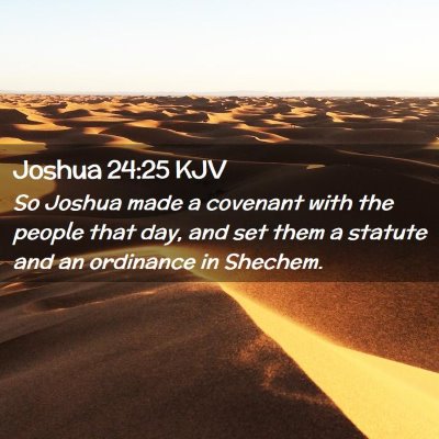 Joshua 24:25 KJV Free Bible Images