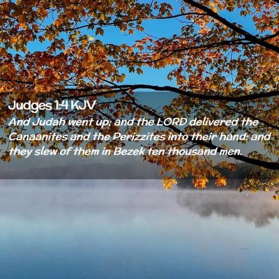 Judges 1:4 KJV Free Bible Images