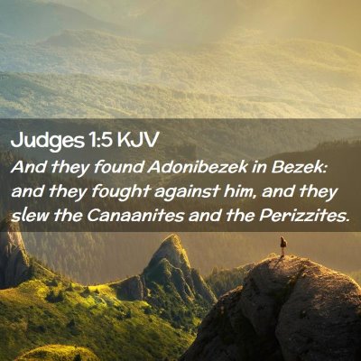 Judges 1:5 KJV Free Bible Images