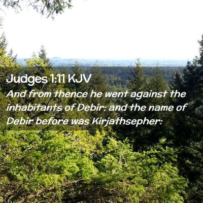 Judges 1:11 KJV Free Bible Images