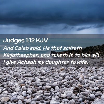 Judges 1:12 KJV Free Bible Images