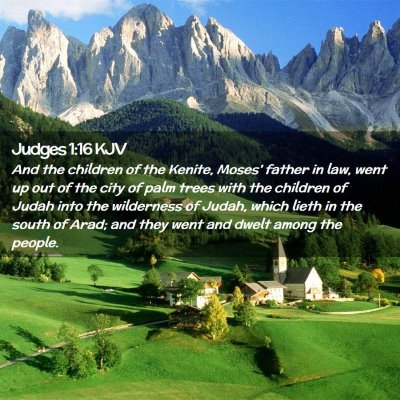 Judges 1:16 KJV Free Bible Images