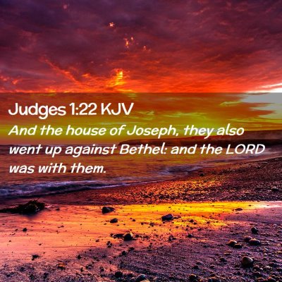 Judges 1:22 KJV Free Bible Images