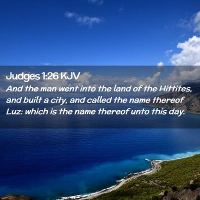 Judges 1:26 KJV Free Bible Images