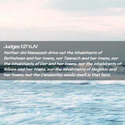 Judges 1:27 KJV Free Bible Images