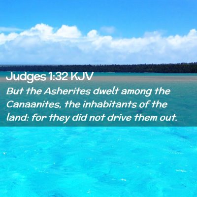 Judges 1:32 KJV Free Bible Images