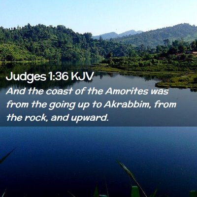 Judges 1:36 KJV Free Bible Images