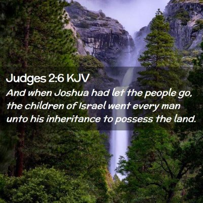 Judges 2:6 KJV Free Bible Images