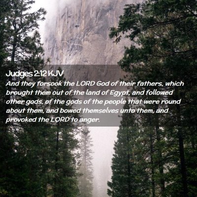 Judges 2:12 KJV Free Bible Images