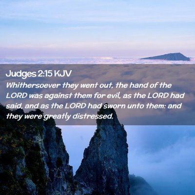 Judges 2:15 KJV Free Bible Images