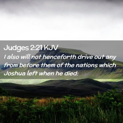 Judges 2:21 KJV Free Bible Images