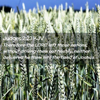 Judges 2:23 KJV Free Bible Images